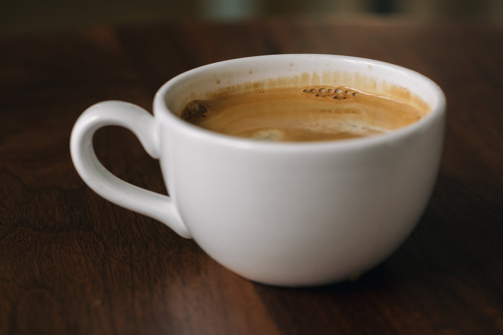 coffee cup bubbles