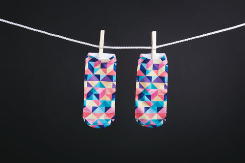 color geometric socks
