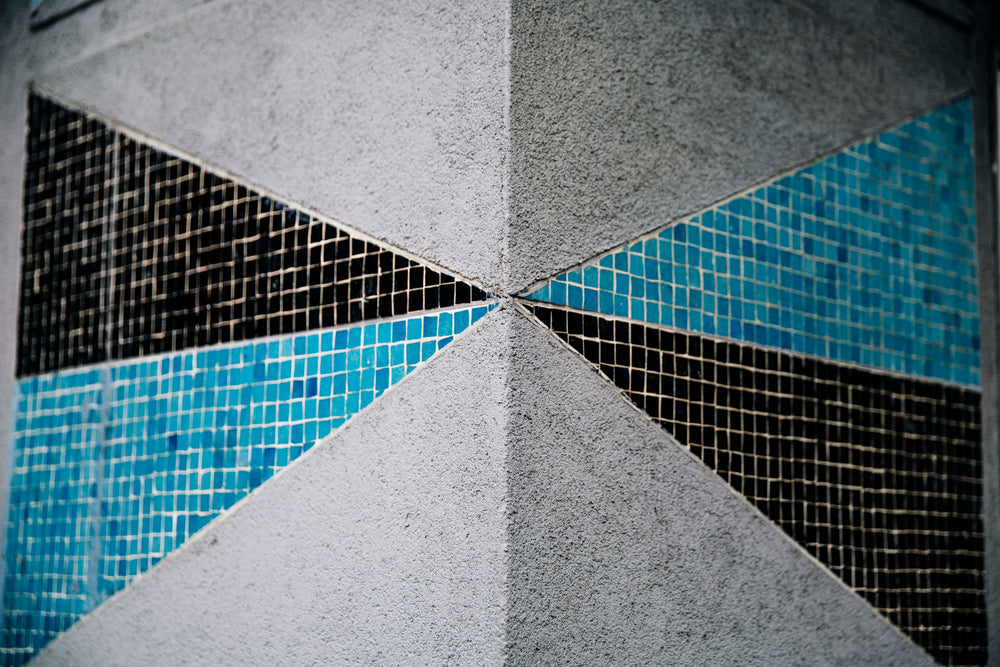 colored tile design