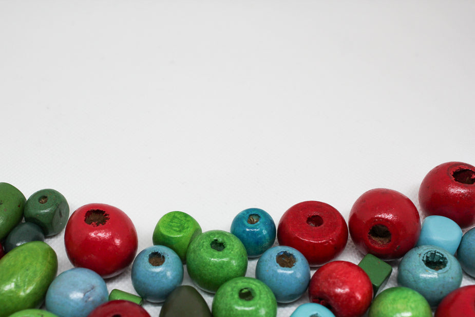 Free Stock Photo of Colorful Beads On White — HD Images