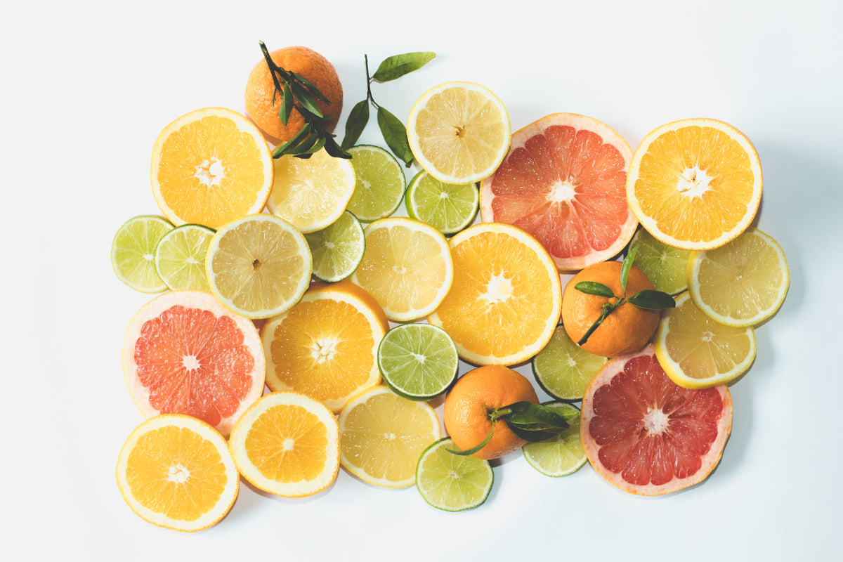 colorful citrus fruit sliced