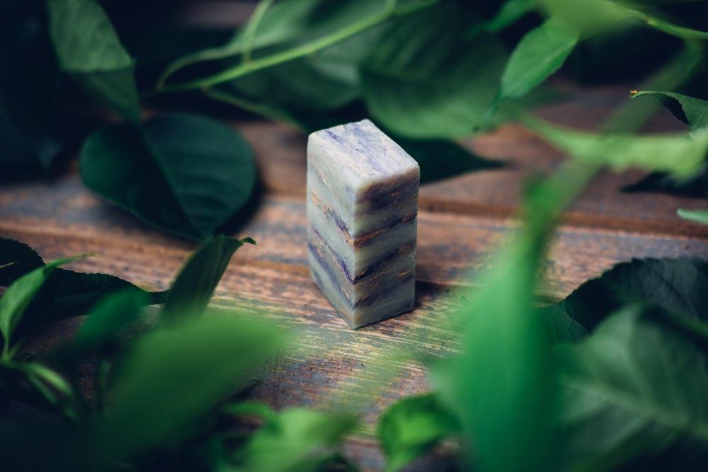 colorful layered soap