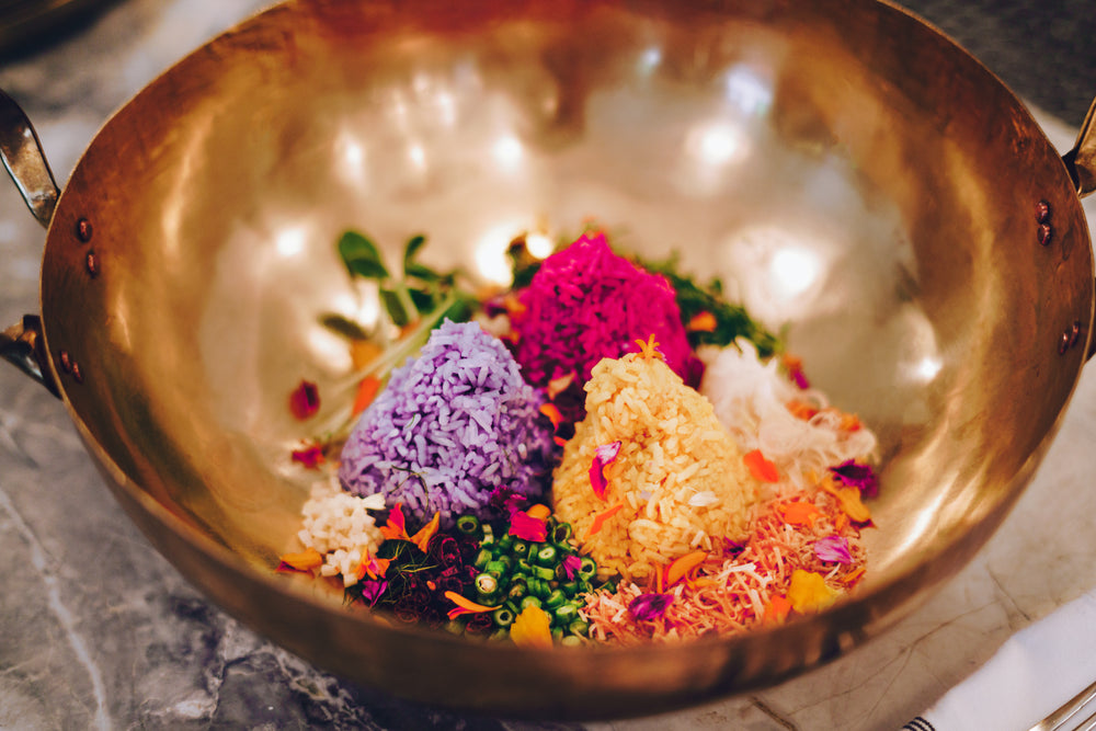 colorful thai rice dish