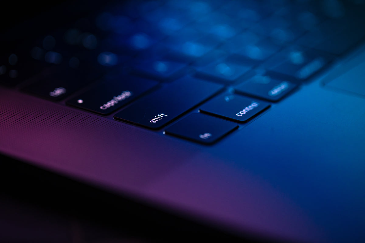 colors on a backlit keyboard