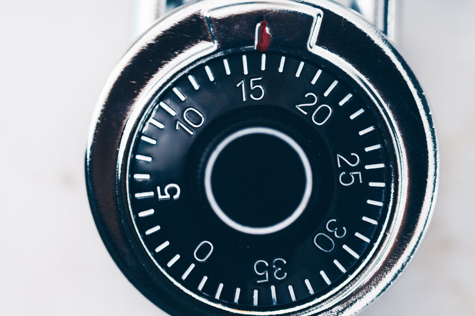 High Res Combination Lock Numbers Dial Picture — Free Images