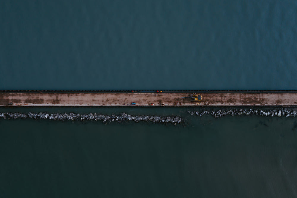 construction on pier