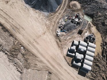 construction site from above