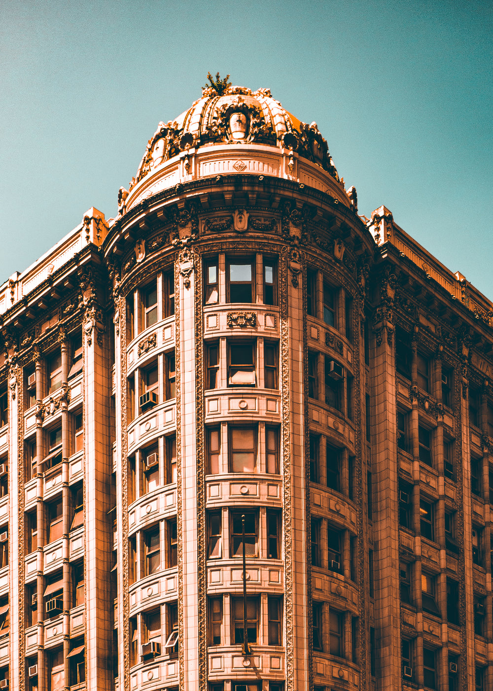 corner of classic building architecture