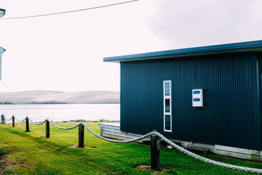 corrugated metal building