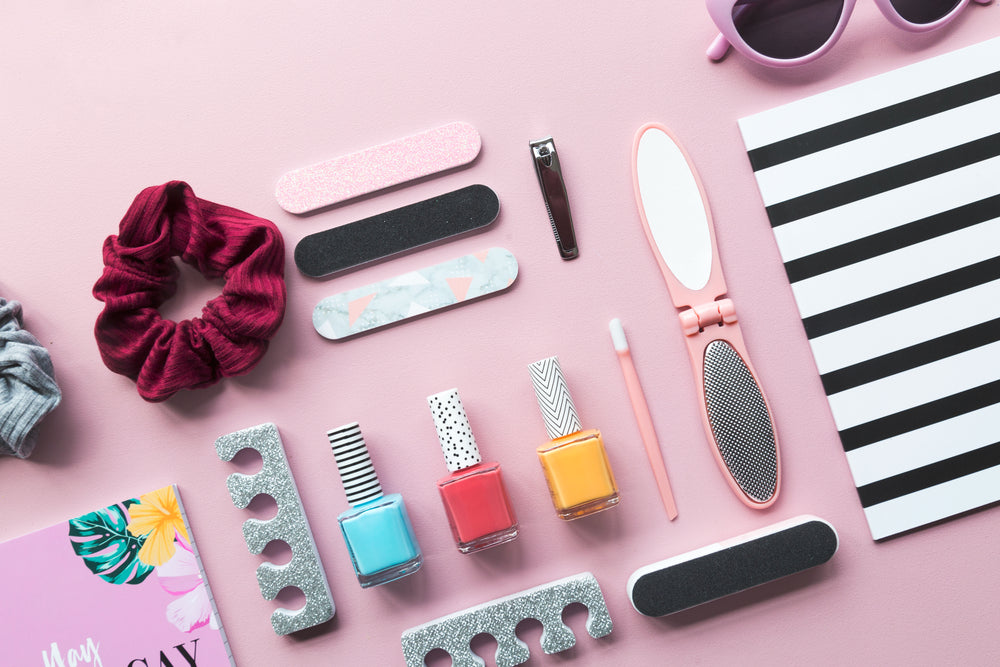 cosmetics and stationery for the holiday