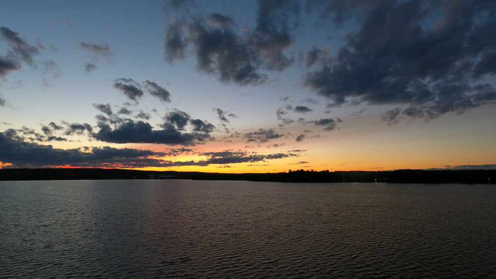 cottage country sunset