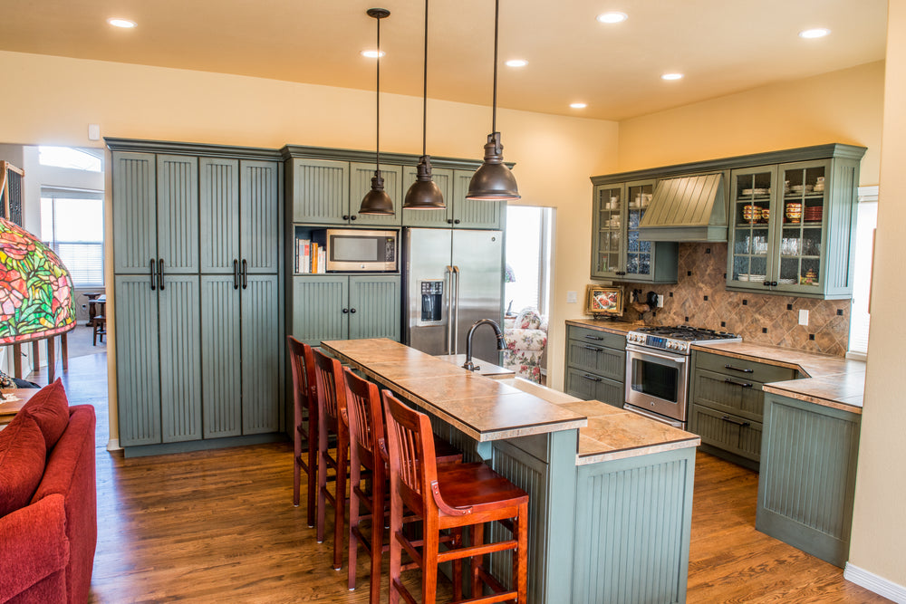 country styled modern kitchen