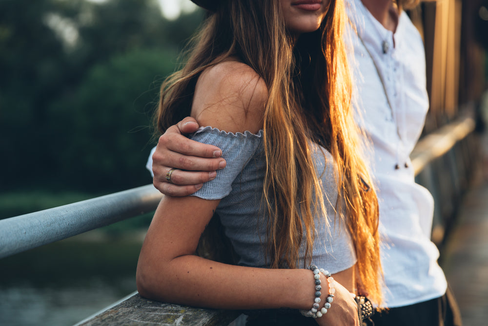 couple at sunset