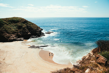 couple on private beach