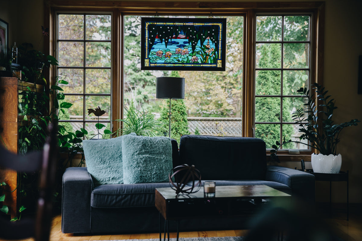 cozy livingroom with window