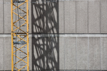 Free Crane Shadow On Building Image: Stunning Photography