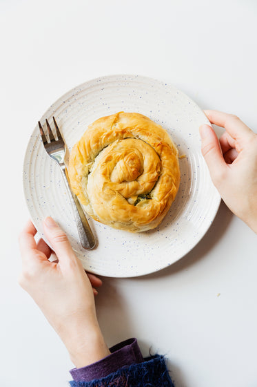 crispy spanakopita spiral