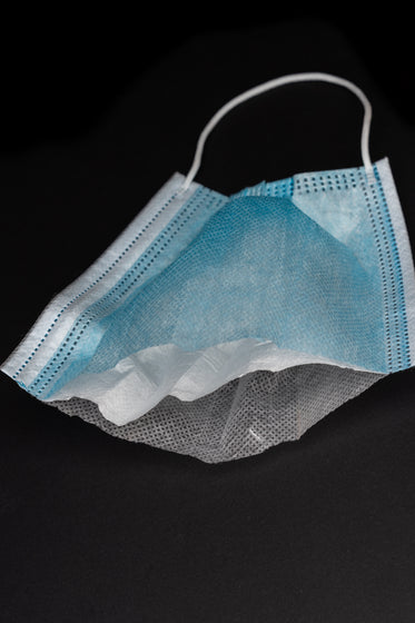 cross section of surgical face mask