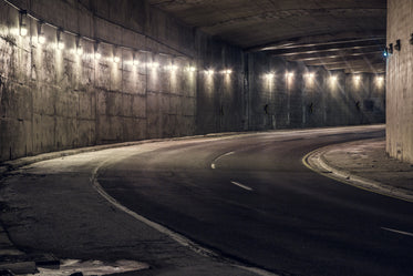 curve in underpass