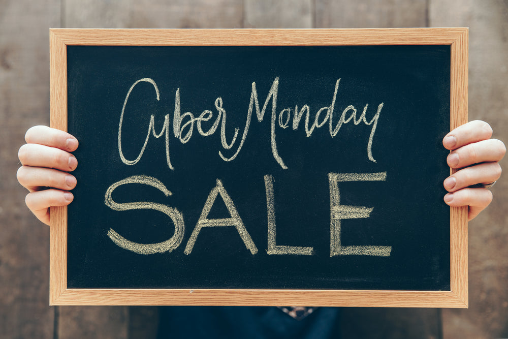 cyber monday chalkboard