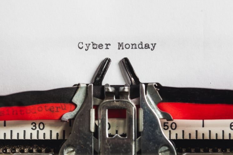 Cyber Monday On Typewriter