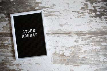 cyber monday with blank space