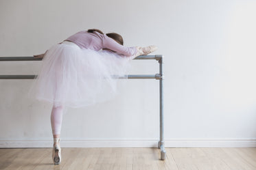 dancer at ballet barre