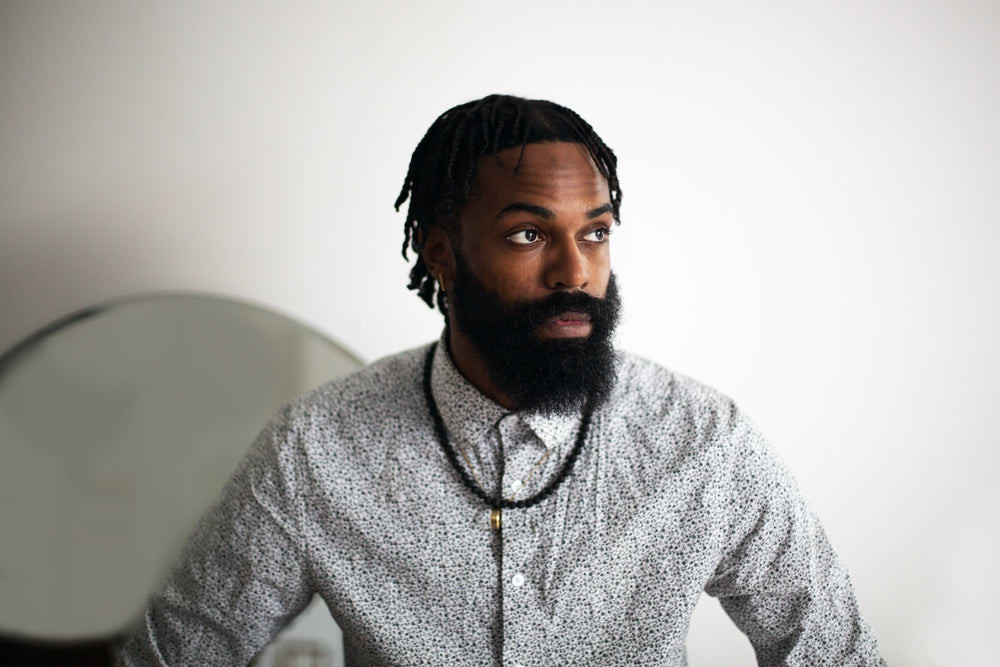 dapper man in patterned dress shirt