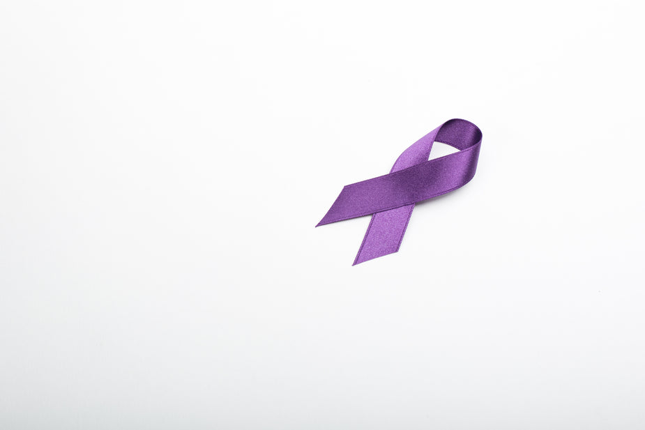 Browse Free HD Images of Dark Purple Ribbon Angle