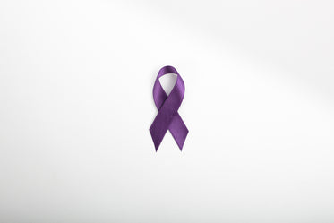 dark purple ribbon centered
