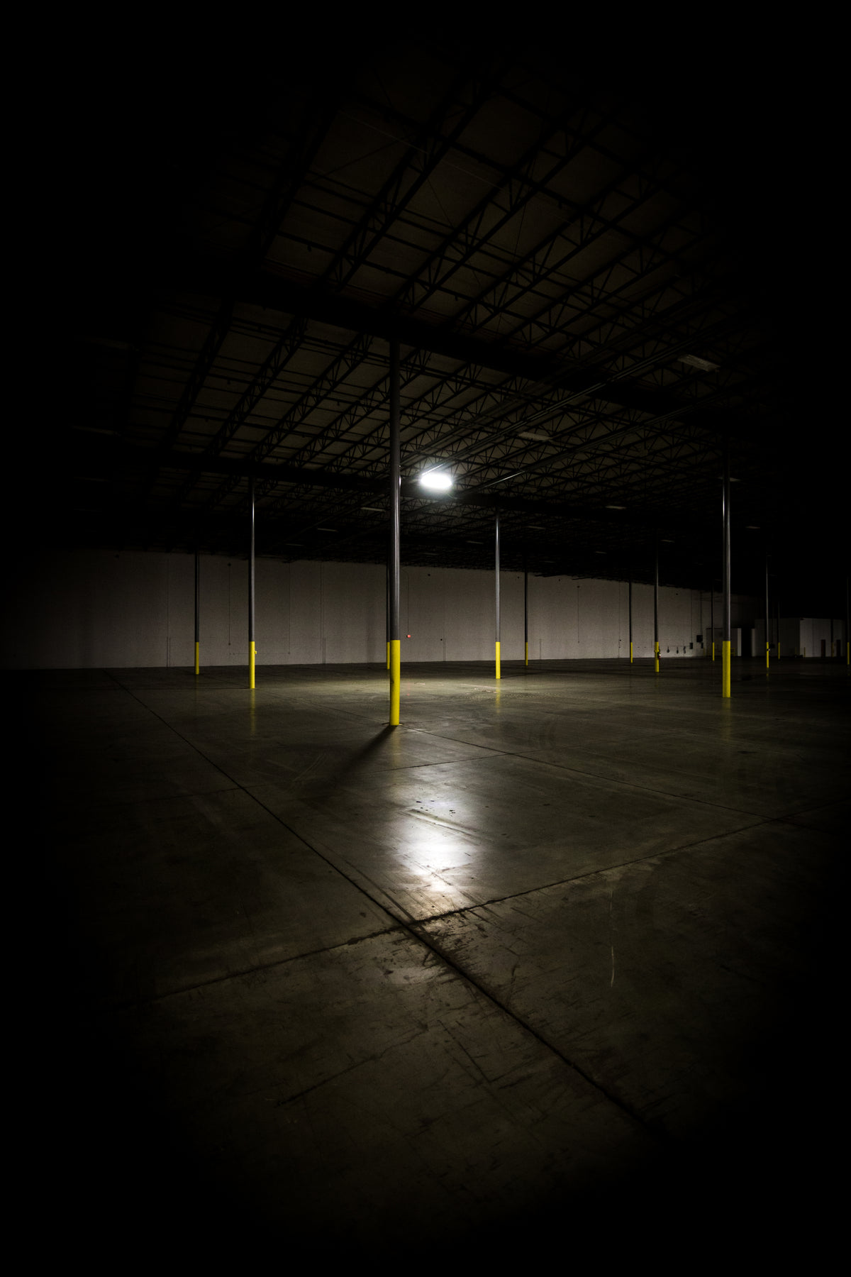 dark warehouse