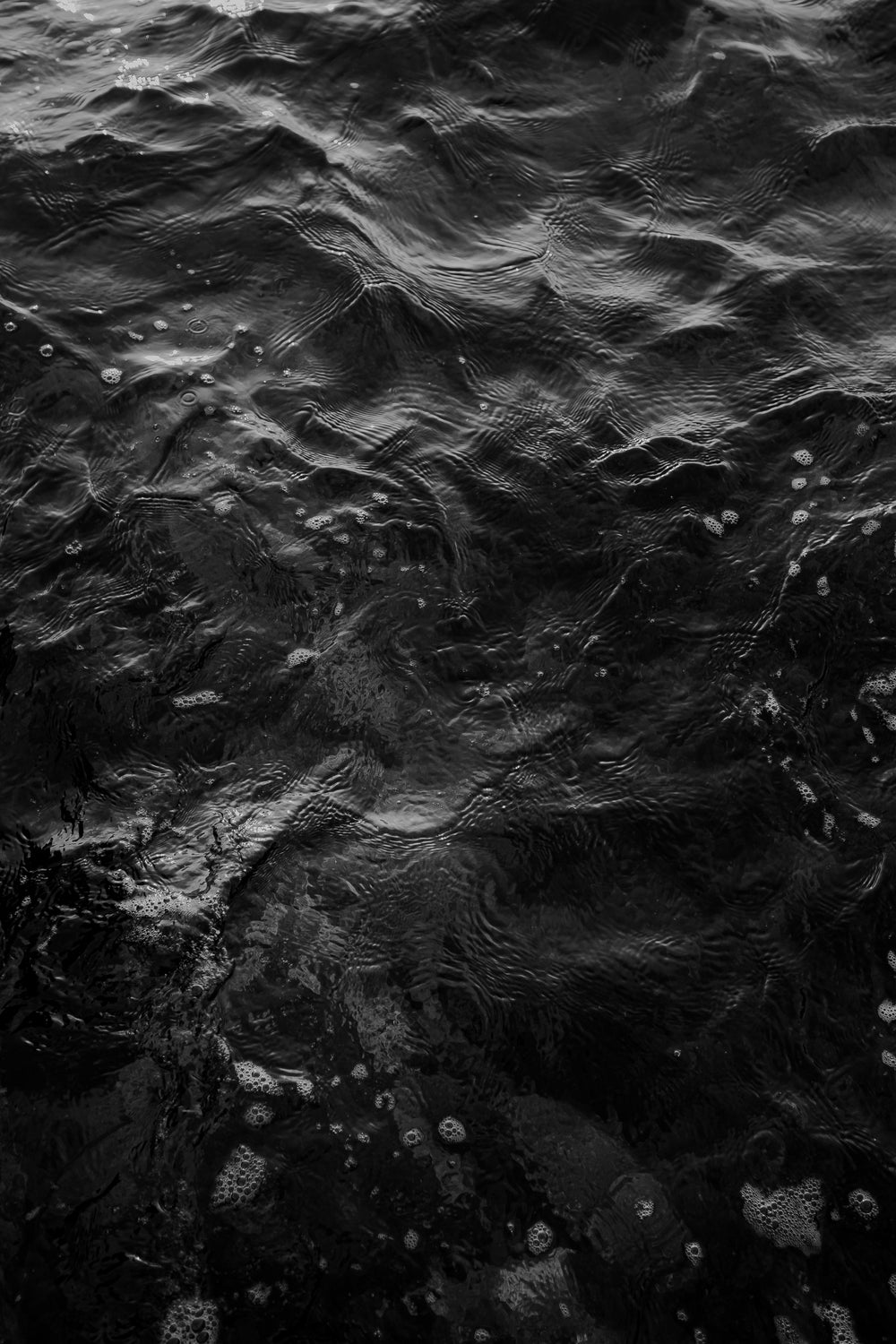 dark waves in the sea