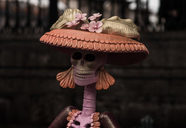 day of the dead skeleton figurine