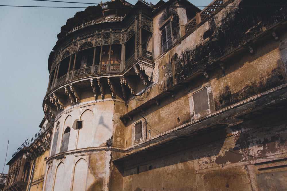 decaying building