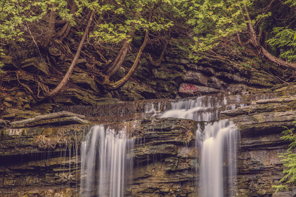 delicate waterfall