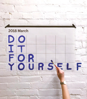 do it for yourself motivation sign