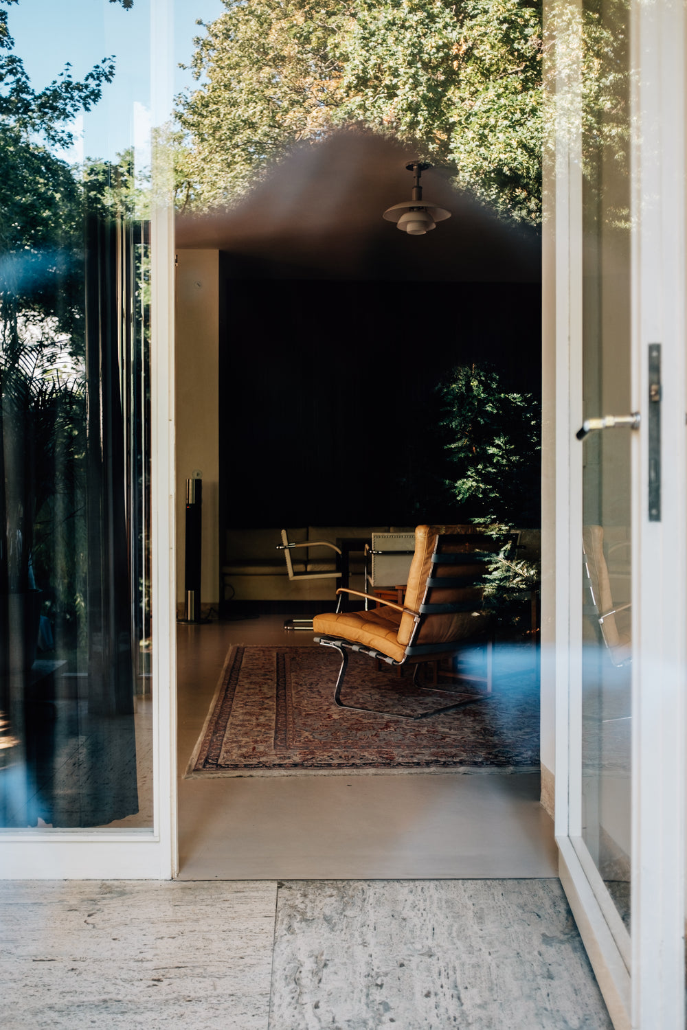 doorway view of a living room