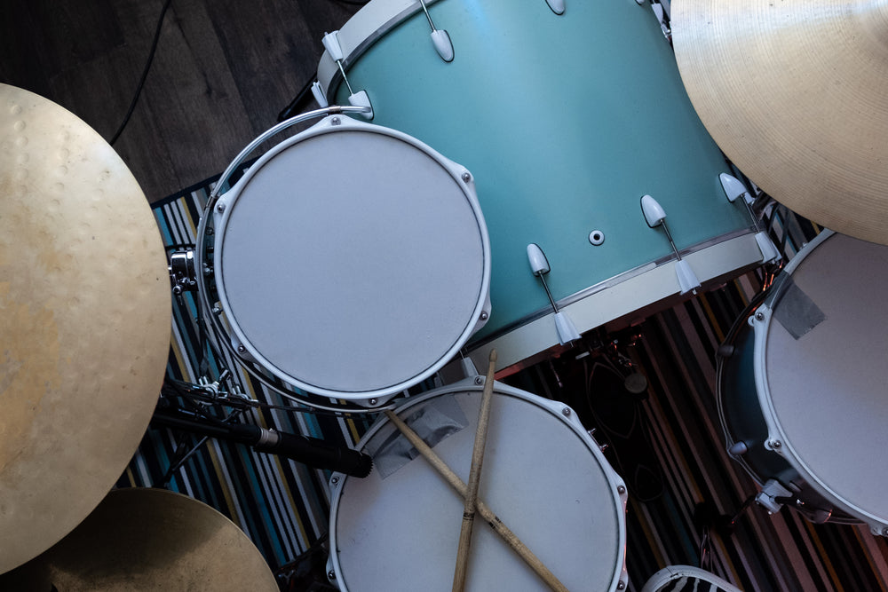 drumset overhead