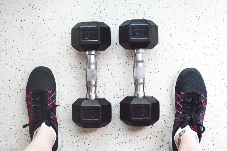 Dumbbells And Gym Shoes