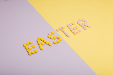 easter in purple and yellow