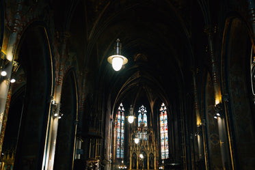 eerie cathedral hall