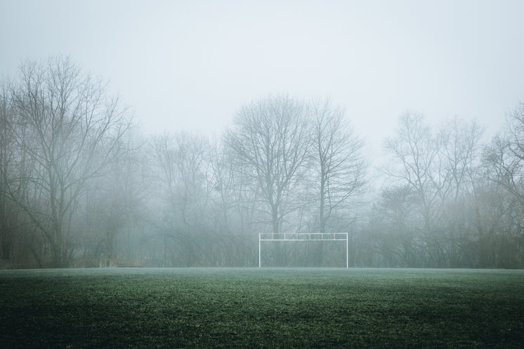 Eerie View Of One Side Of A Soccer Field