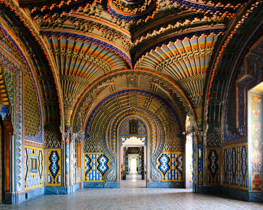 Browse Free HD Images of Elaborately Designed Colorful Arch
