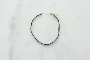 elegant leather choker