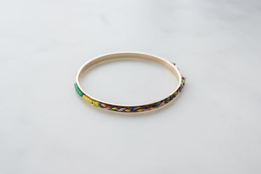 embroidered bracelet