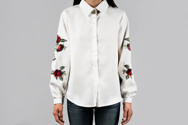embroidered womens top