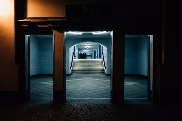 empty subway entrance