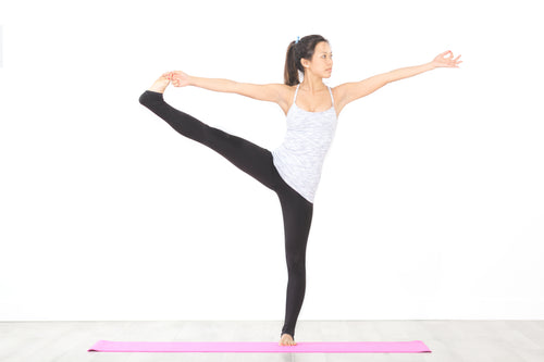 extended hand to toe pose yoga