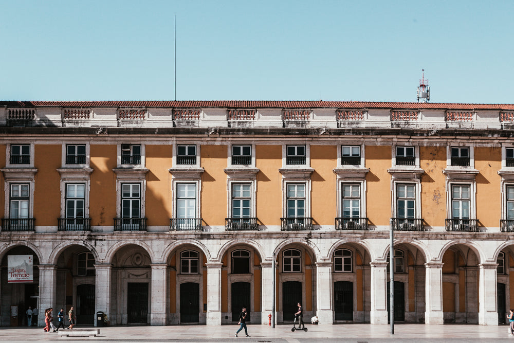 exterior walls and front of museu de lisboa