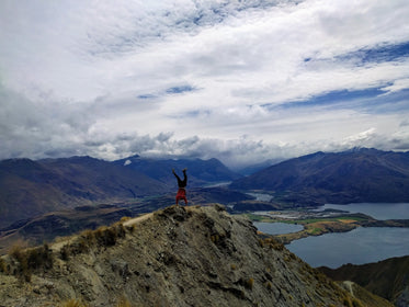 extreme mountain cartwheel adventure